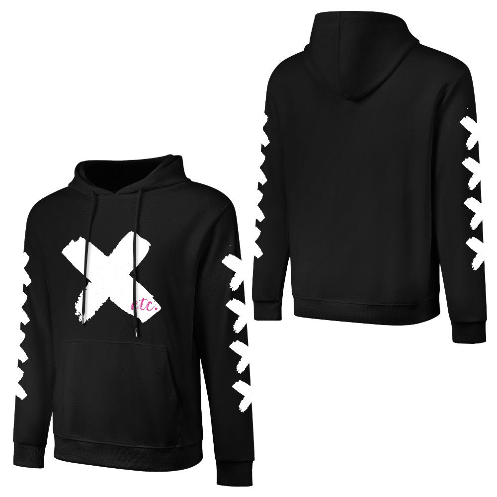 ETC Hot X Hoodie Cotton Black