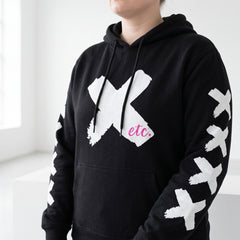 ETC Hot X Hoodie Cotton Black