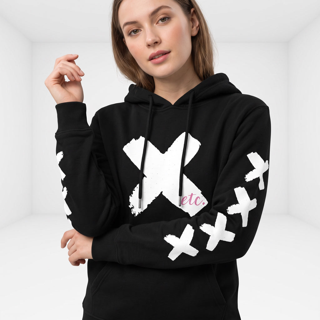ETC Hot X Hoodie Cotton Black