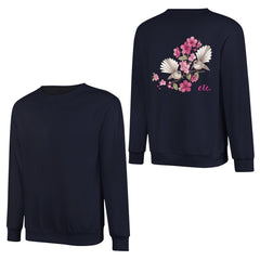 ETC Floral Fantail Cotton Crew