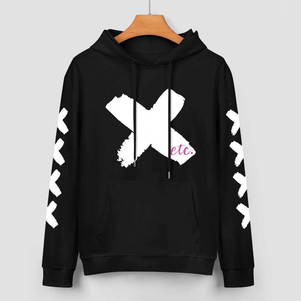 ETC Hot X Hoodie Cotton Black