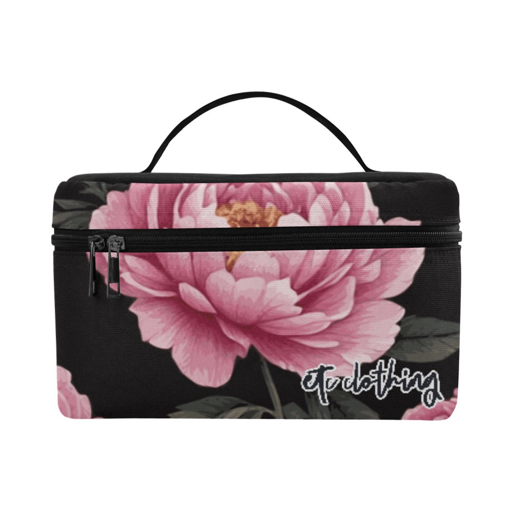ETC Peonies Floral Make Up Bag