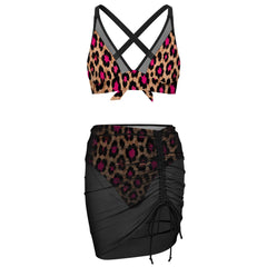 ETC Leopard Swim Suit - With Skirt