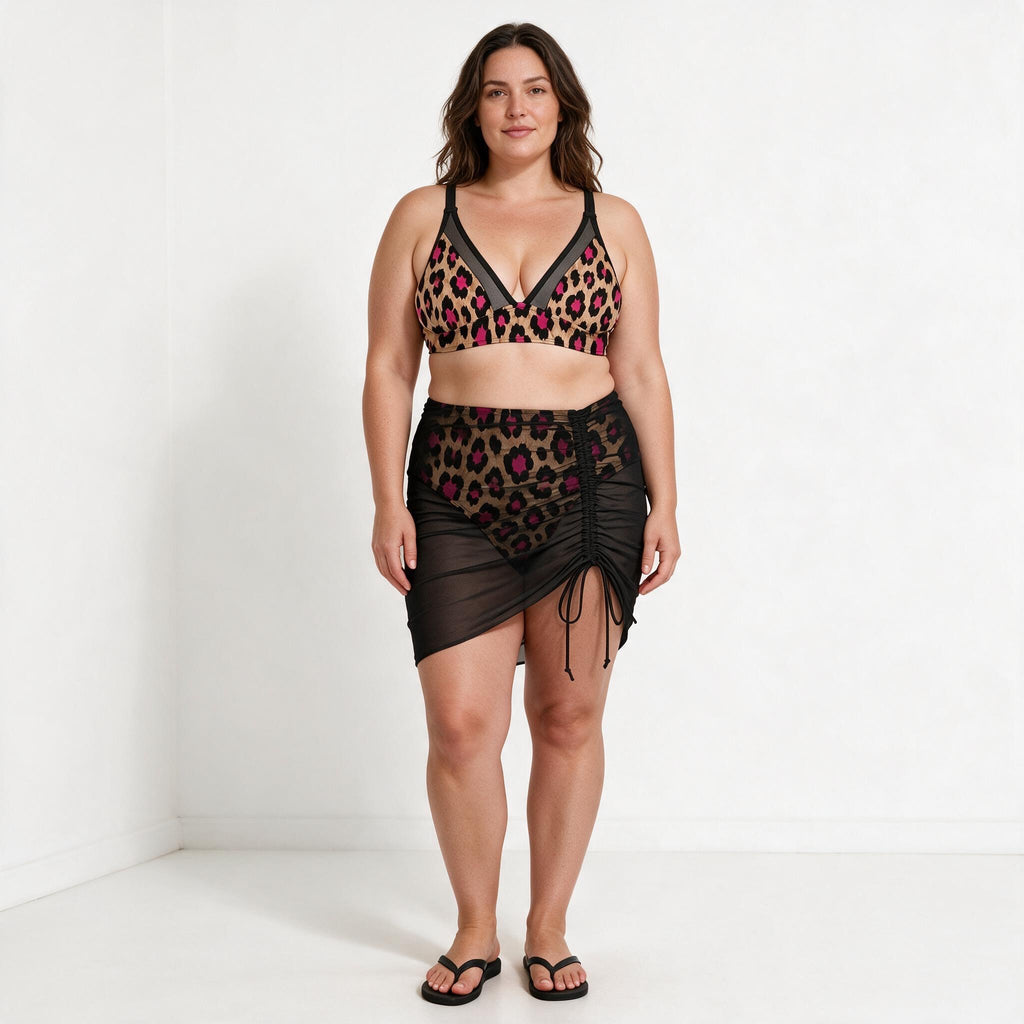 ETC Leopard Swim Suit - With Skirt