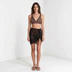 ETC Leopard Swim Suit - With Skirt