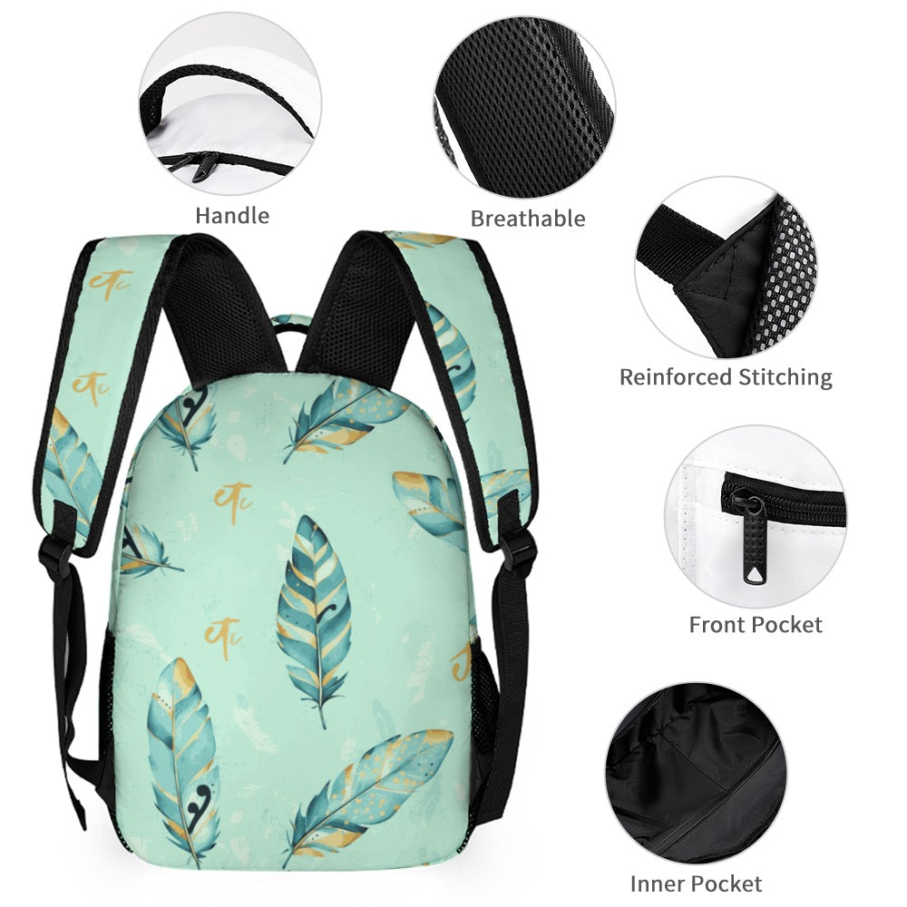 ETC Mint Feather Bag Set