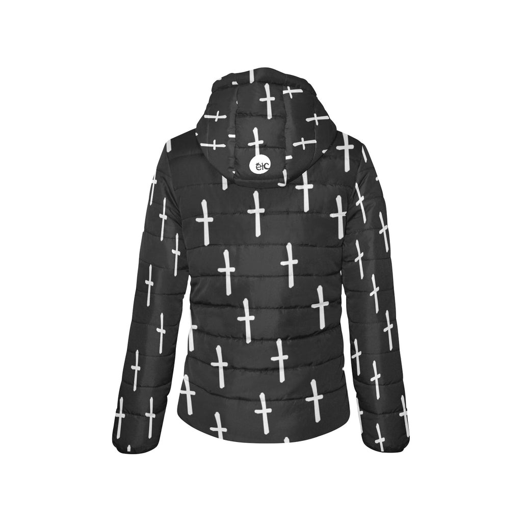 ETC 't' Winter Hooded Puffer Jacket
