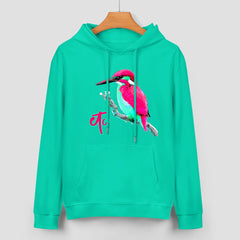 ETC Mint Neon King Fisher Cotton Hoodie