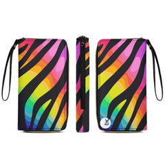 ETC Rainbow Zebra PU Leather Wallet