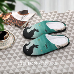 Easter Womens Cotton Slippers