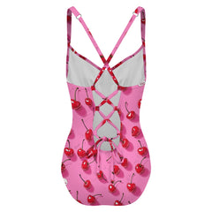 ETC Pink Cherries one piece