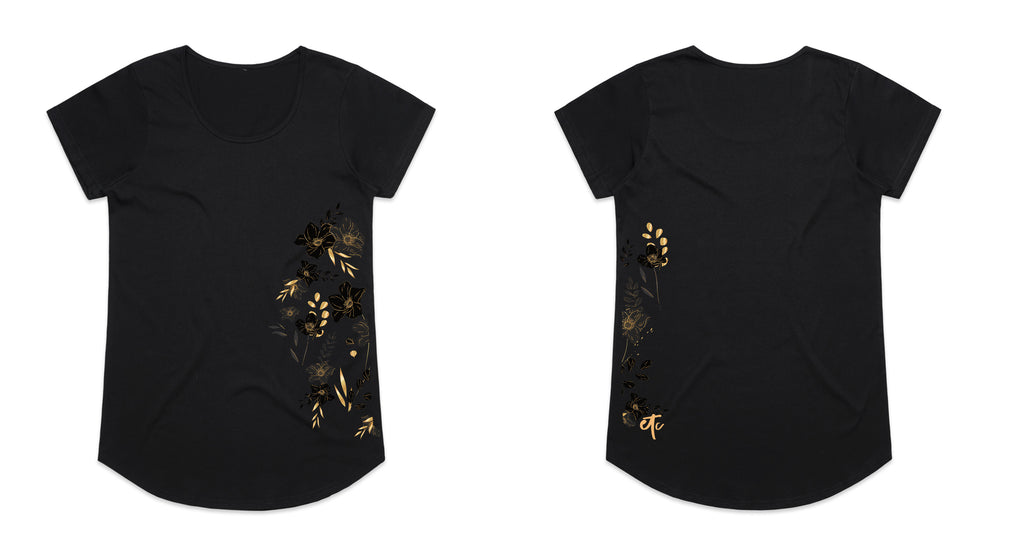 Golden Floral Tee Special