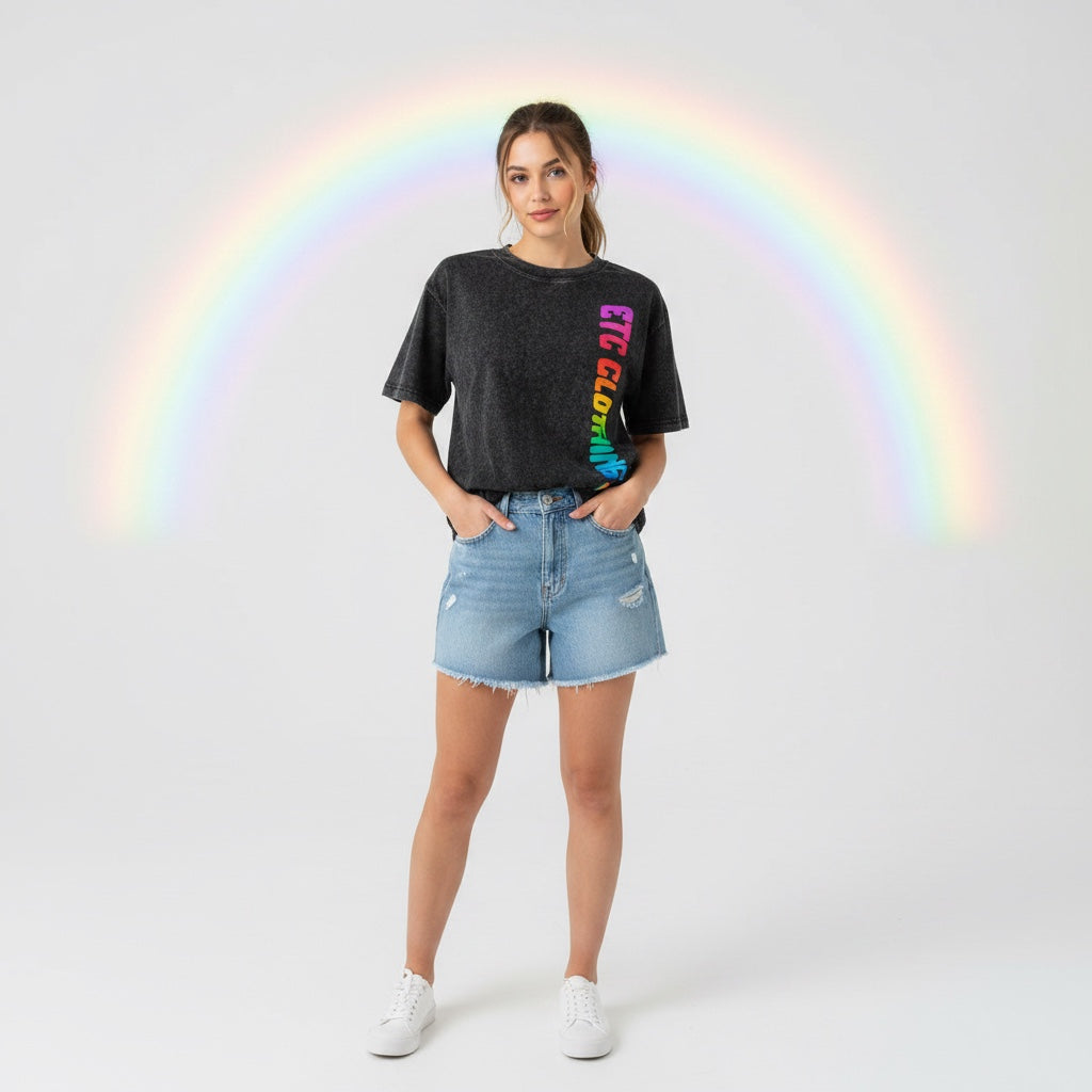 ETC Rainbow Vintage Tee