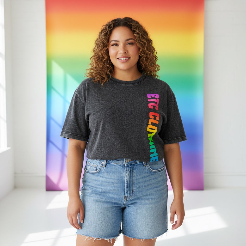 ETC Rainbow Vintage Tee