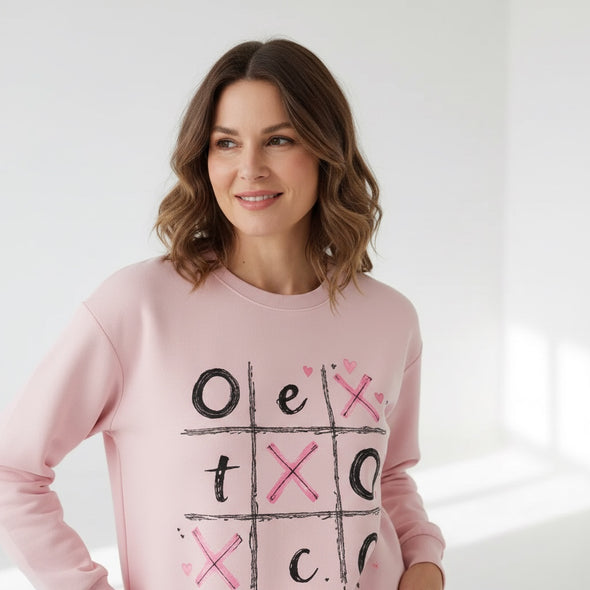 ETC Exs & Ohs Fleece Minx Pink Crew