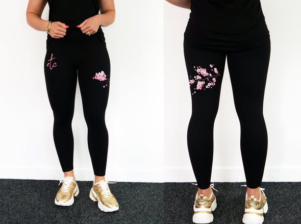 ETC Cherry Blossom Custom Leggings