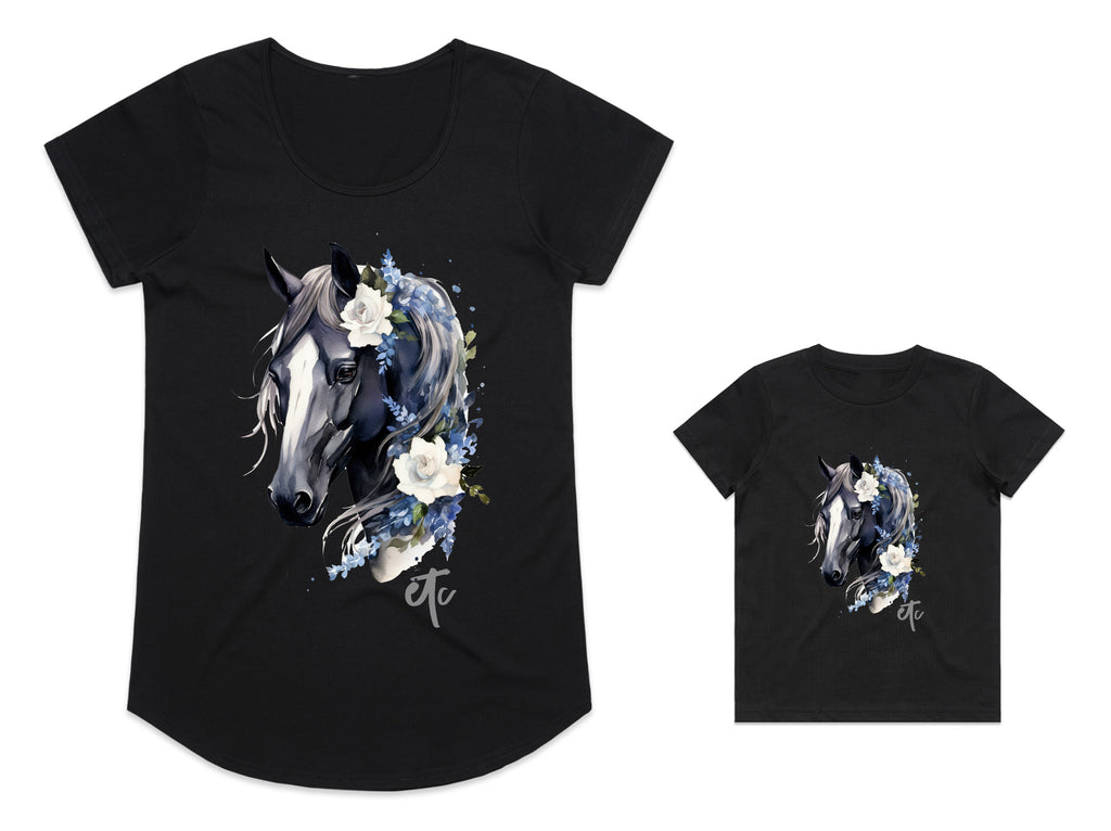 ETC Floral Horse Tee