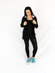 ETC Teal Leopard Cardi