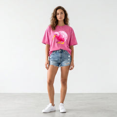 ETC Pink Kiwi Vintage Pink Vintage Tee LIMITED EDITION