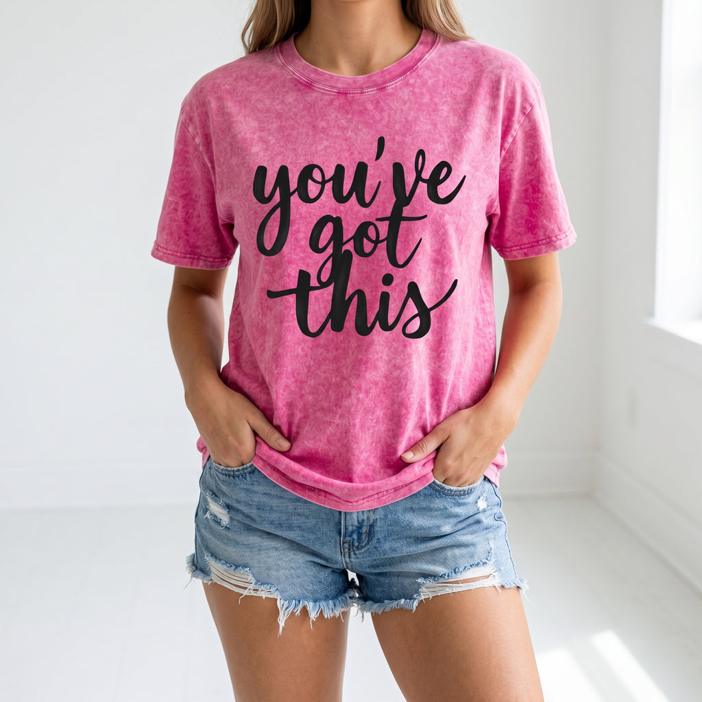 ETC 'You've got this' Pink Vintage Tee