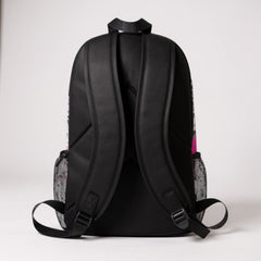 ETC Hot Pink Monochrome Floral Backpack