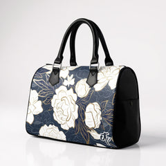 ETC Summer Peonies Barrel Handbag