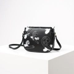 ETC Piwakawaka Koru PU Leather Saddle Bag