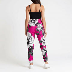 ETC Hot Pink Monochrome Floral Trackies