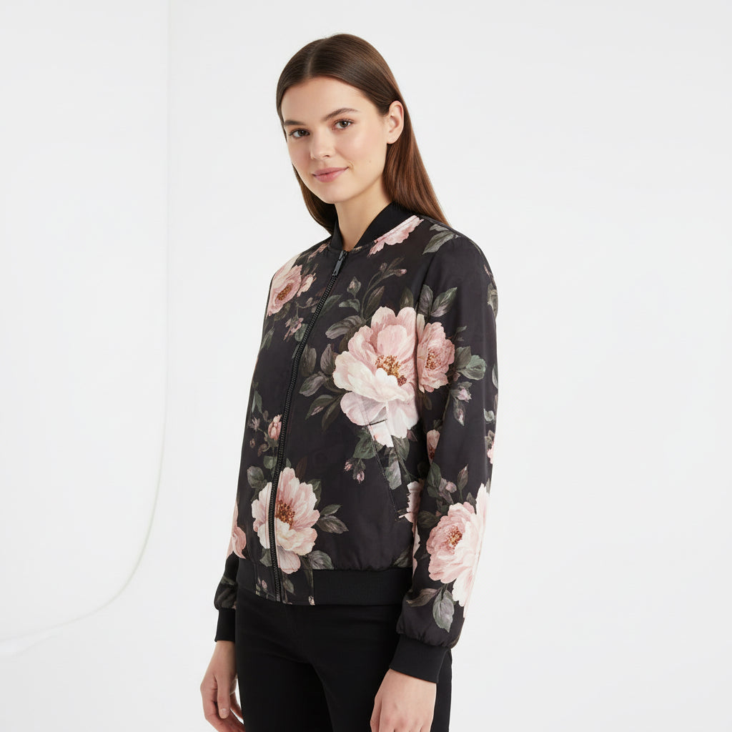 ETC Vintage Floral Bomber