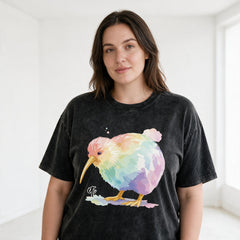 ETC Painted Pastel Kiwi Vintage Tee