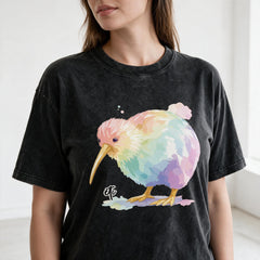 ETC Painted Pastel Kiwi Vintage Tee