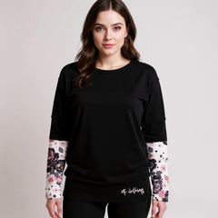 FLORAL POWER HOURS BATWING TEE *Second Shipment