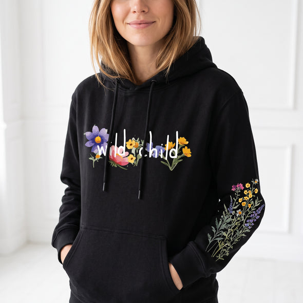 ETC Wild Child Black Cotton Hoodie