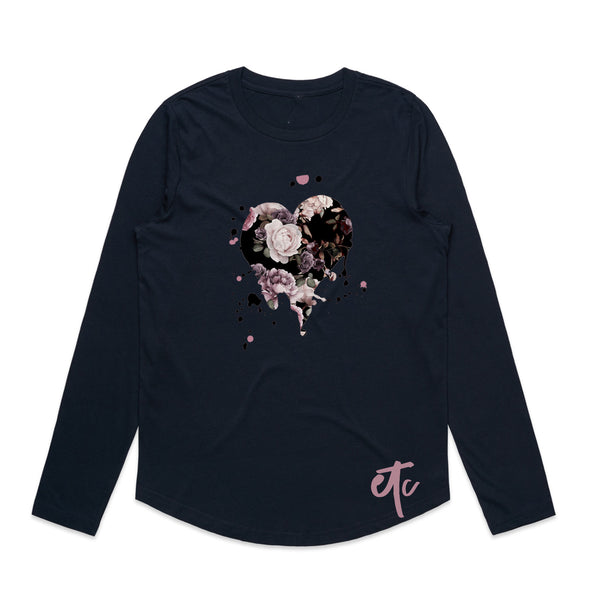 Floral Heart Long Sleeve (SPECIAL)
