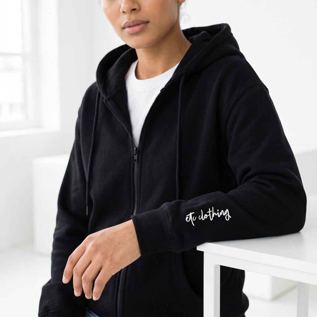 ETC Staple Fleece Embroidered Zip Hoodie