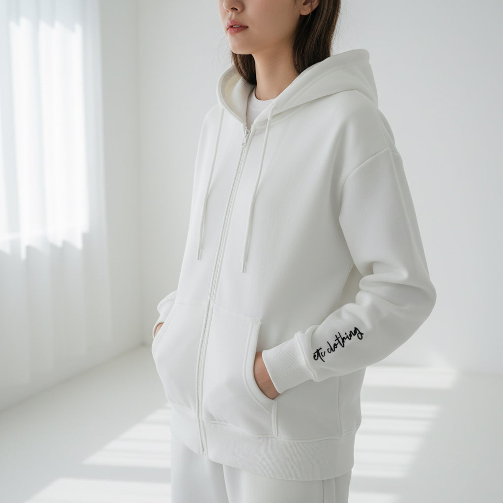 ETC Staple Fleece Embroidered Zip Hoodie