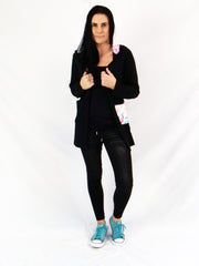 ETC Teal Leopard Cardi
