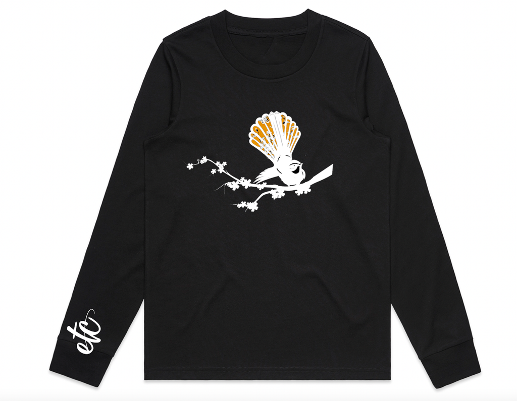 Floral Fantail Long Sleeve Tee