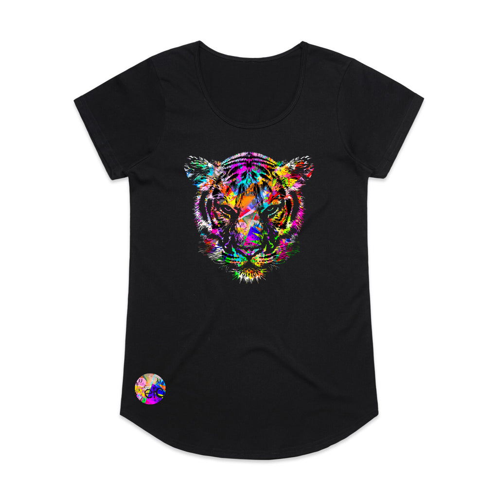 Rainbow store tiger shirt